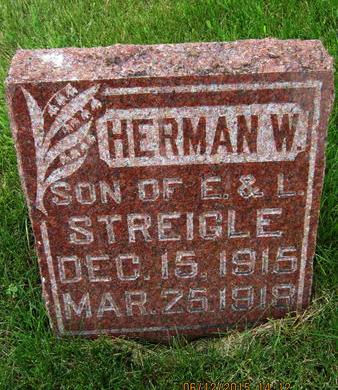 STREIGLE, HERMAN - Dallas County, Iowa | HERMAN STREIGLE 