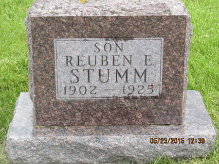 STUMM, REUBEN E - Dallas County, Iowa | REUBEN E STUMM 