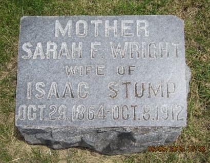 STUMP, SARAH F - Dallas County, Iowa | SARAH F STUMP 
