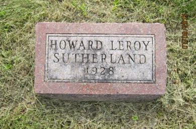 SUTHERLAND, HOWARD LEROY - Dallas County, Iowa | HOWARD LEROY SUTHERLAND 