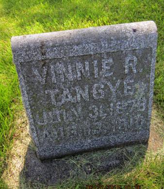 TANGYE, VINNIE R - Dallas County, Iowa | VINNIE R TANGYE 