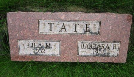 TATE, LILA M - Dallas County, Iowa | LILA M TATE 