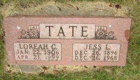 TATE, JESS L - Dallas County, Iowa | JESS L TATE 
