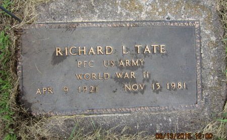 TATE, RICHARD L - Dallas County, Iowa | RICHARD L TATE 