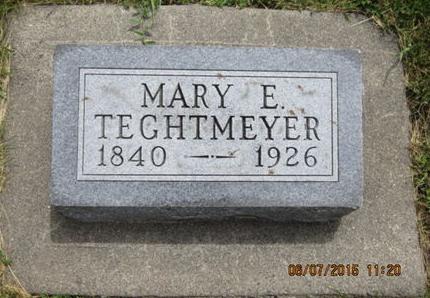 TEGHTMEYER, MARY E - Dallas County, Iowa | MARY E TEGHTMEYER 