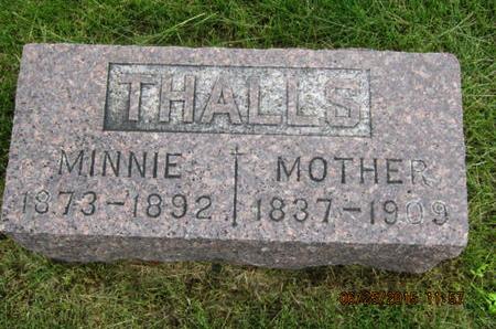 THALLS, MOTHER - Dallas County, Iowa | MOTHER THALLS 