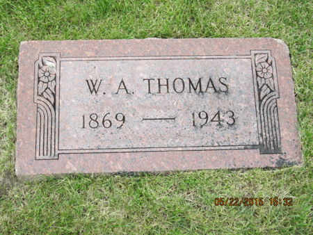 THOMAS, W A - Dallas County, Iowa | W A THOMAS 