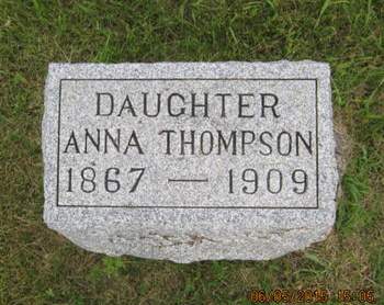 THOMPSON, ANNA - Dallas County, Iowa | ANNA THOMPSON 