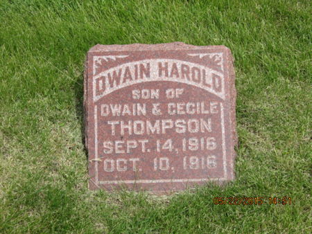 THOMPSON, DWAIN HAROLD - Dallas County, Iowa | DWAIN HAROLD THOMPSON 