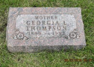 THOMPSON, GEORGIA L - Dallas County, Iowa | GEORGIA L THOMPSON 