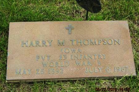 THOMPSON, HARRY M - Dallas County, Iowa | HARRY M THOMPSON 