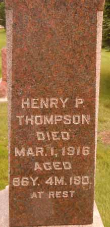 THOMPSON, HENRY P - Dallas County, Iowa | HENRY P THOMPSON 