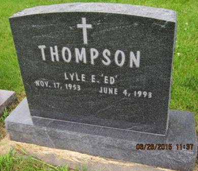 THOMPSON, LYLE E - Dallas County, Iowa | LYLE E THOMPSON 