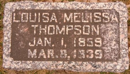 THOMPSON, LOUISA MELISSA - Dallas County, Iowa | LOUISA MELISSA THOMPSON 