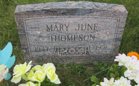 THOMPSON, MARY JUNE - Dallas County, Iowa | MARY JUNE THOMPSON 