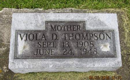 THOMPSON, VIOLA D - Dallas County, Iowa | VIOLA D THOMPSON 