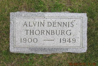 THORNBURG, ALVIN DENNIS - Dallas County, Iowa | ALVIN DENNIS THORNBURG 