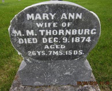 THORNBURG, MARY ANN - Dallas County, Iowa | MARY ANN THORNBURG 