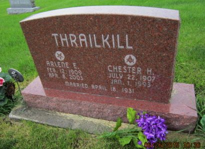 THRAILKILL, CHESTER H - Dallas County, Iowa | CHESTER H THRAILKILL 