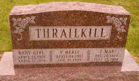THRAILKILL, V MERLE - Dallas County, Iowa | V MERLE THRAILKILL 