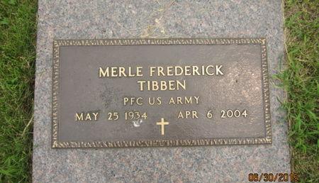 TIBBEN, MERLE FREDERICK - Dallas County, Iowa | MERLE FREDERICK TIBBEN 