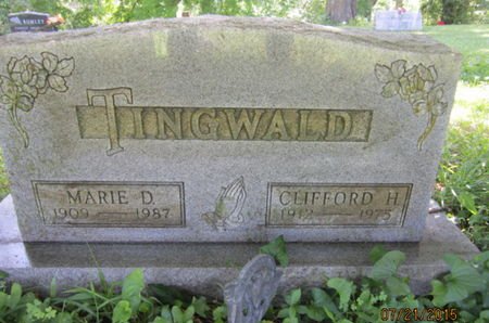 TINGWALD, MARIE D - Dallas County, Iowa | MARIE D TINGWALD 