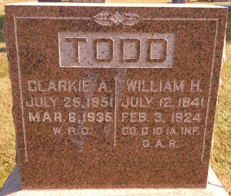TODD, WILLIAM H. - Dallas County, Iowa | WILLIAM H. TODD 