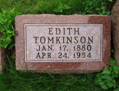 TOMKINSON, EDITH - Dallas County, Iowa | EDITH TOMKINSON 