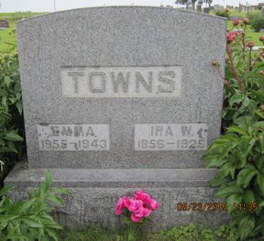 TOWNS, EMMA - Dallas County, Iowa | EMMA TOWNS 