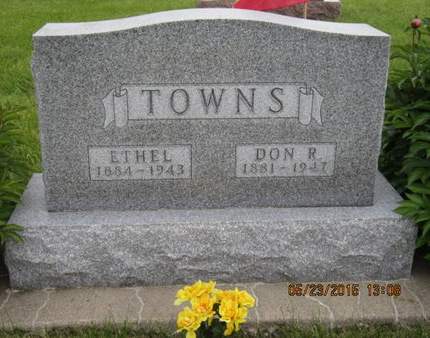 TOWNS, ETHEL - Dallas County, Iowa | ETHEL TOWNS 