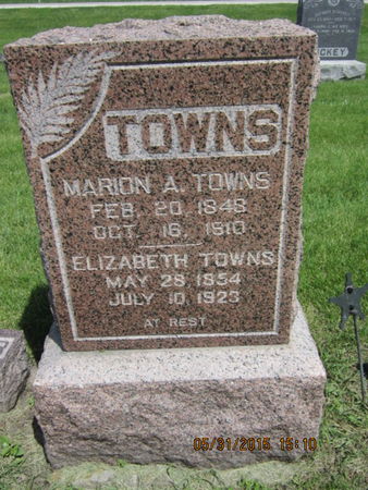 TOWNS, ELIZABETH - Dallas County, Iowa | ELIZABETH TOWNS 