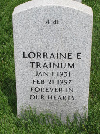 TRAINUM, LORRAINE E - Dallas County, Iowa | LORRAINE E TRAINUM 