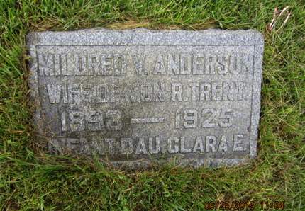ANDERSON TRENT, MILDRED V - Dallas County, Iowa | MILDRED V ANDERSON TRENT 