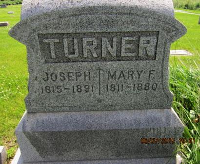 TURNER, MARY F - Dallas County, Iowa | MARY F TURNER 