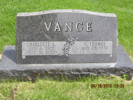 VANCE, CHARLOTTE A - Dallas County, Iowa | CHARLOTTE A VANCE 