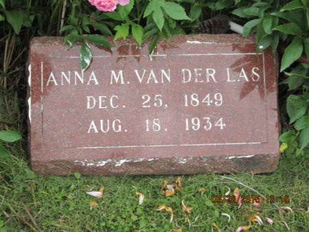 VAN DER LAS, ANNA M - Dallas County, Iowa | ANNA M VAN DER LAS 