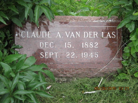 VAN DER LAS, CLAUDE A - Dallas County, Iowa | CLAUDE A VAN DER LAS 