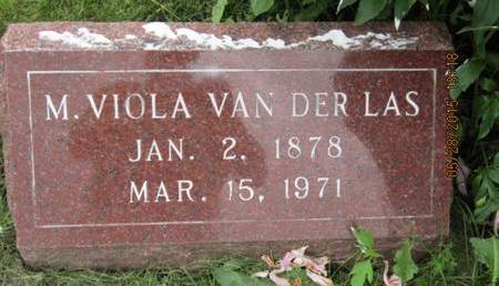 VAN DER LAS, M VIOLA - Dallas County, Iowa | M VIOLA VAN DER LAS 