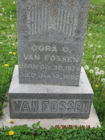 VAN FOSSEN, CORA C - Dallas County, Iowa | CORA C VAN FOSSEN 