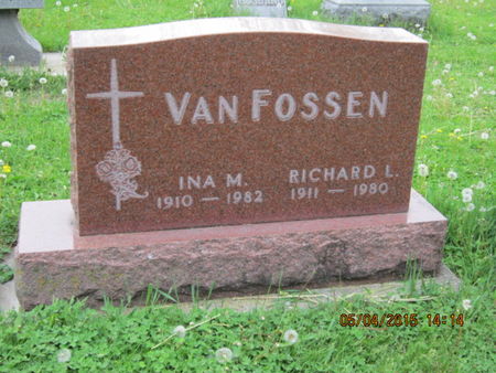 VAN FOSSEN, INA M - Dallas County, Iowa | INA M VAN FOSSEN 