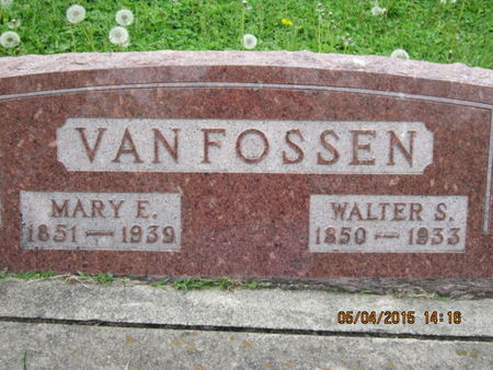 VAN FOSSEN, MARY E - Dallas County, Iowa | MARY E VAN FOSSEN 