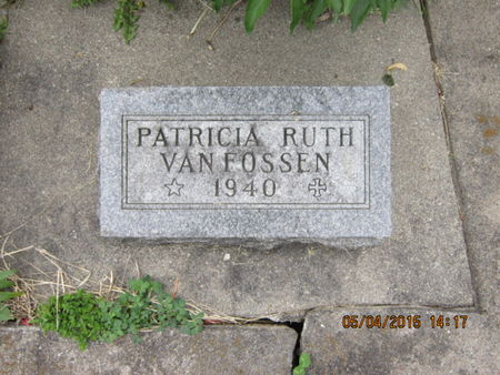 VAN FOSSEN, PATRICIA RUTH - Dallas County, Iowa | PATRICIA RUTH VAN FOSSEN 