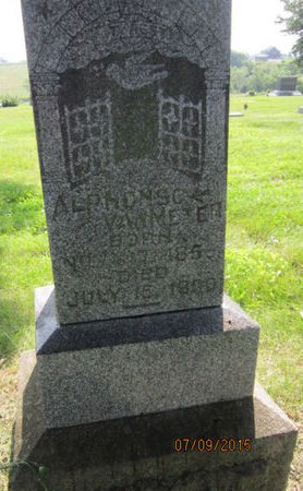 VANMETER, ALPHONSO - Dallas County, Iowa | ALPHONSO VANMETER 