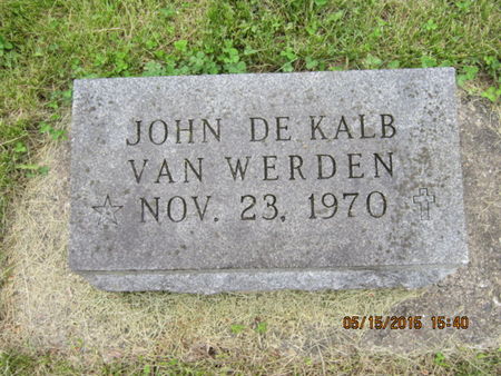 VAN WERDEN, JOHN DEKALB - Dallas County, Iowa | JOHN DEKALB VAN WERDEN 