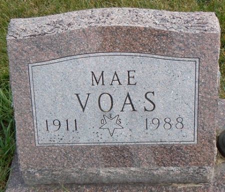 VOAS, MAE - Dallas County, Iowa | MAE VOAS 