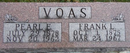VOAS, PEARL E. - Dallas County, Iowa | PEARL E. VOAS 