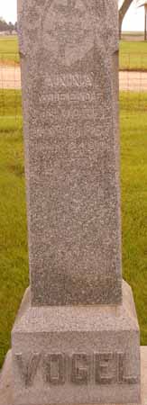 VOGEL, ANNA - Dallas County, Iowa | ANNA VOGEL 