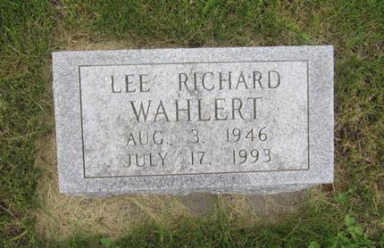 WAHLERT, LEE RICHARD - Dallas County, Iowa | LEE RICHARD WAHLERT 