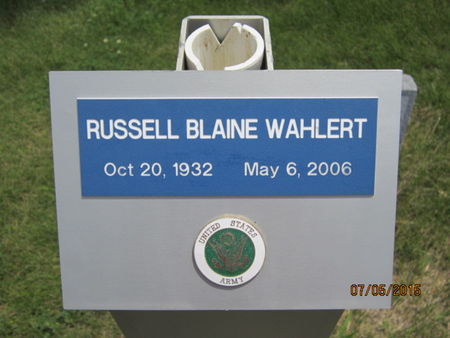 WAHLERT, RUSSELL BLAINE - Dallas County, Iowa | RUSSELL BLAINE WAHLERT 