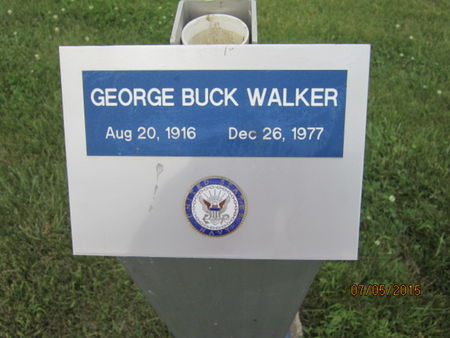 WALKER, GEORGE BUCK - Dallas County, Iowa | GEORGE BUCK WALKER 